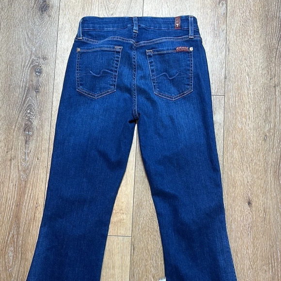 7FAMK Short Inseam Karah Bootcut Jeans Size 26 - Picture 5 of 9